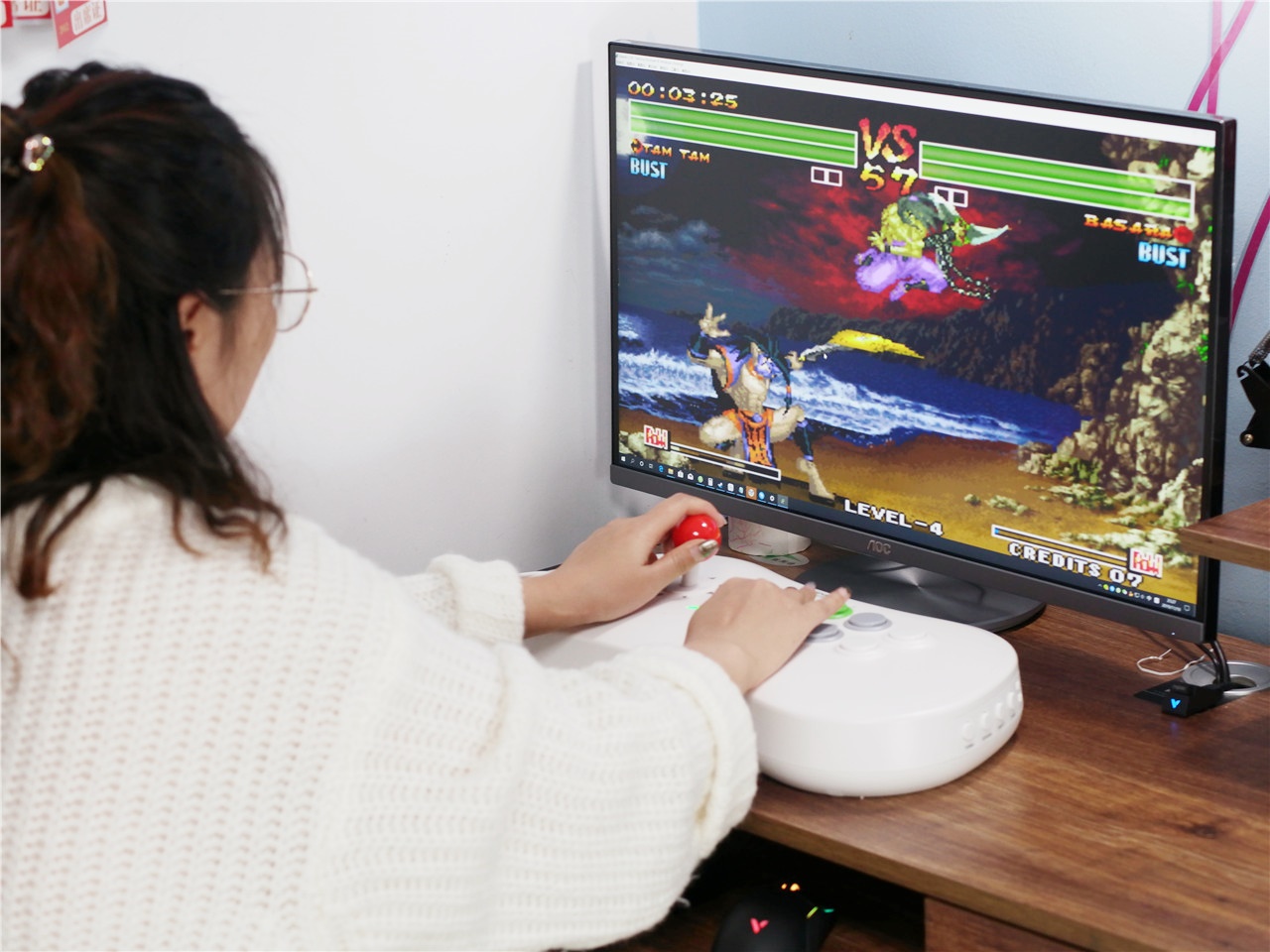 snkneogeo测评,snk游戏机neogeo摇杆模式