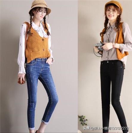 男款黑色加厚小脚瘦腿牛仔裤,小脚弹力瘦身牛仔裤