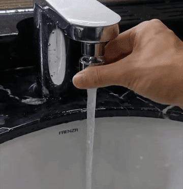 给水龙头装上“花洒”,360°不飞溅还增压,一天省7瓶大怡宝