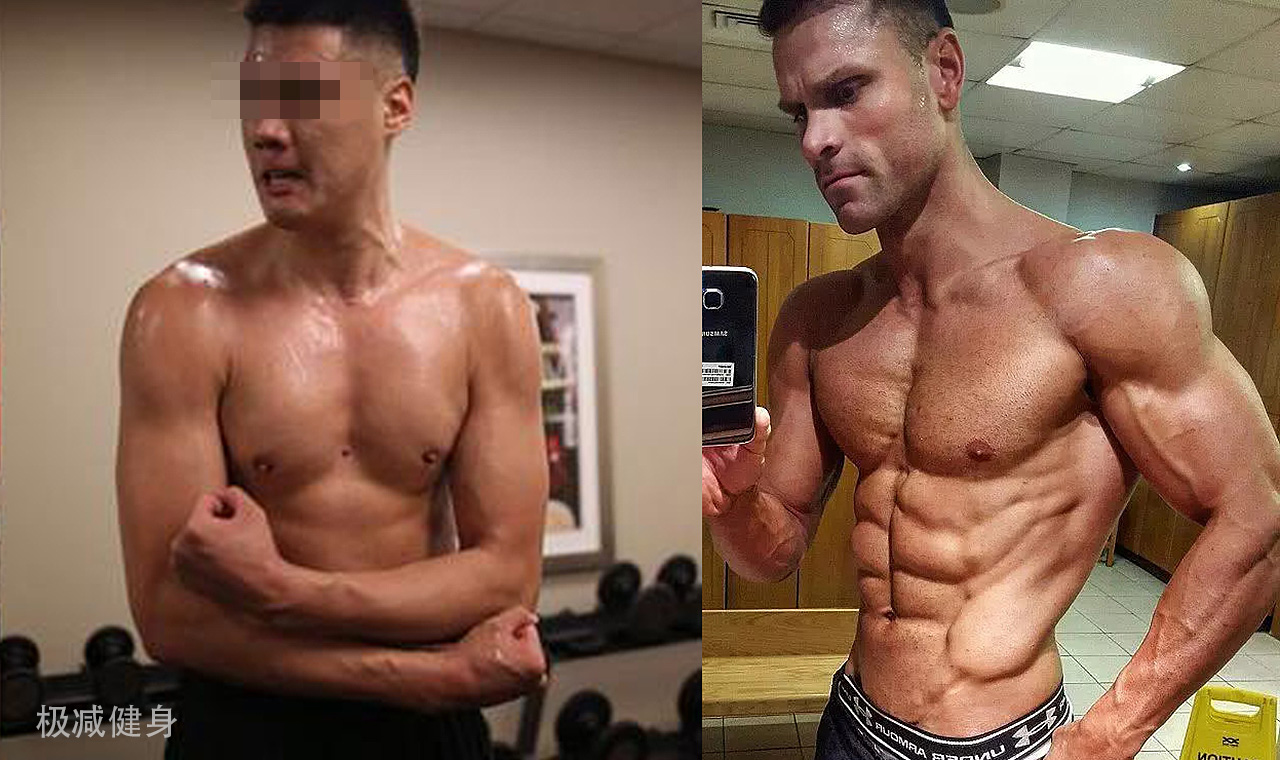 为什么有些人手臂肌肉比较明显,如何快速的把手臂肌肉练壮