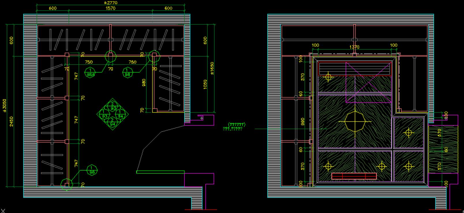 室内设计师位大师施工图,室内设计图100种