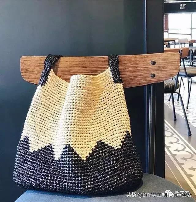 简单易学的编织包包教程,教程手工编织包包夏天大容量