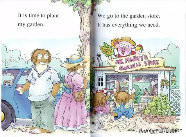 英语森林绘本故事,mygarden英语绘本小故事