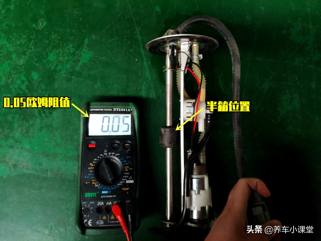 油表不准换了油泵总成会好吗,油表不准重新拆装就准了