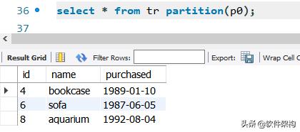 mysql表分区后的多条件查询,mysql数据库已有表建分区