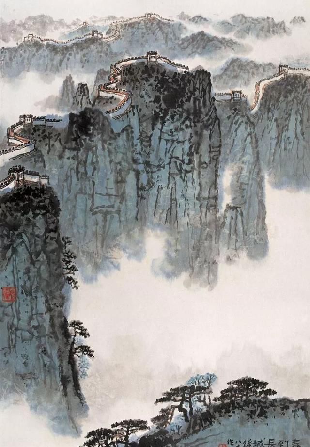 书画家钱松嵒作品价格,钱松喦早期山水画