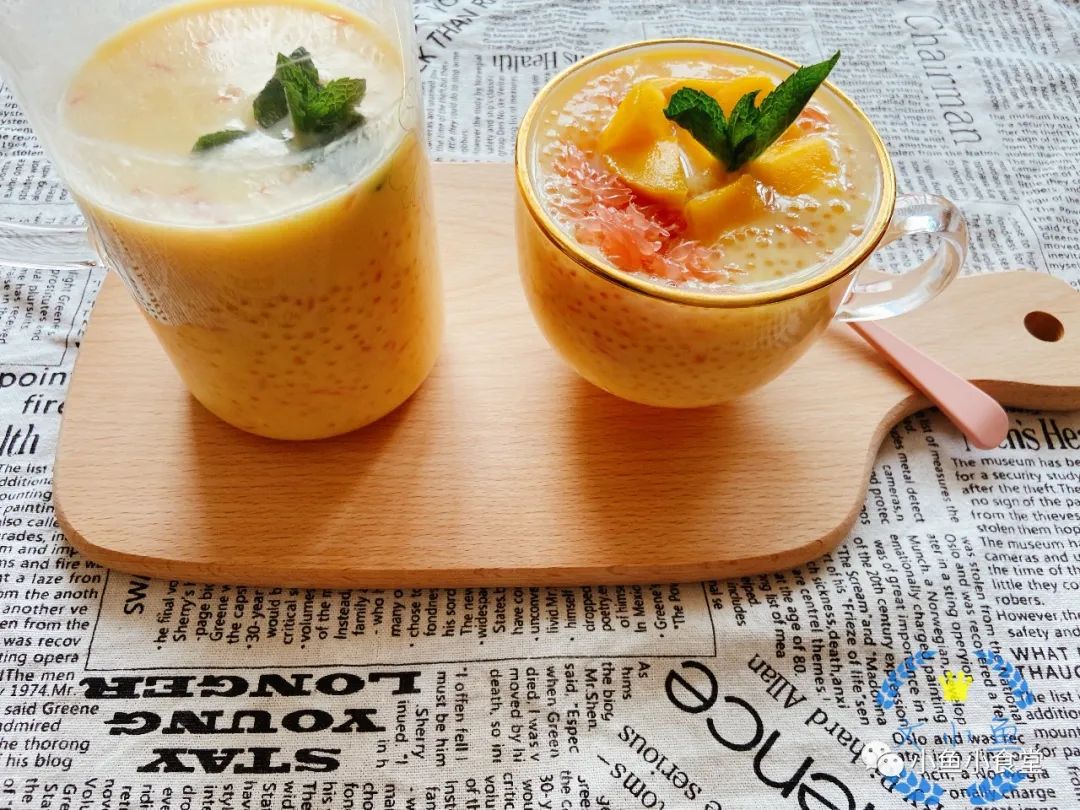 当港式甜品杨枝甘露被做成爆浆,杨枝甘露港式经典甜品