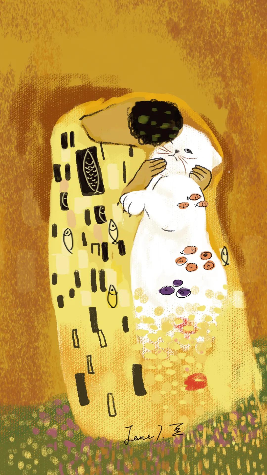 我把猫，装进了世界名画里，到底我有多爱喵喵酱？主子您要啥？