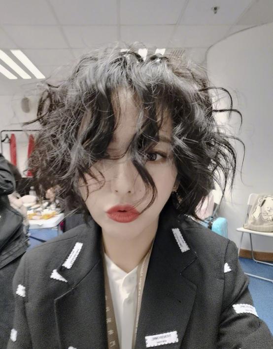 佟丽娅新发型蛋卷发,佟丽娅发型短发同款