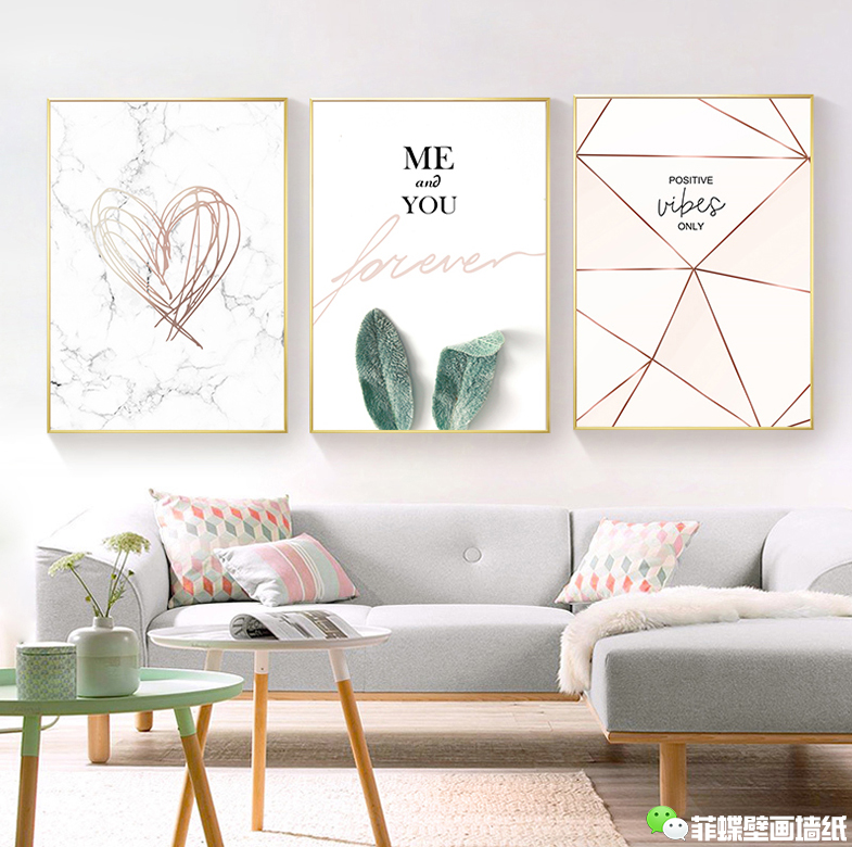 北欧风壁画装饰画,北欧风电表箱装饰画