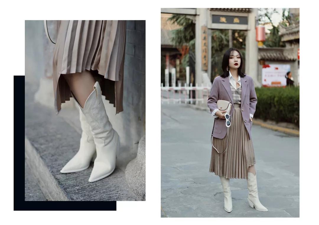 今年的靴子一言难尽,今年靴子流行高跟还是低跟