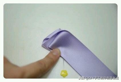 2.5厘米丝带古风蝴蝶结发饰教程,儿童古风丝带蝴蝶结发饰diy教程