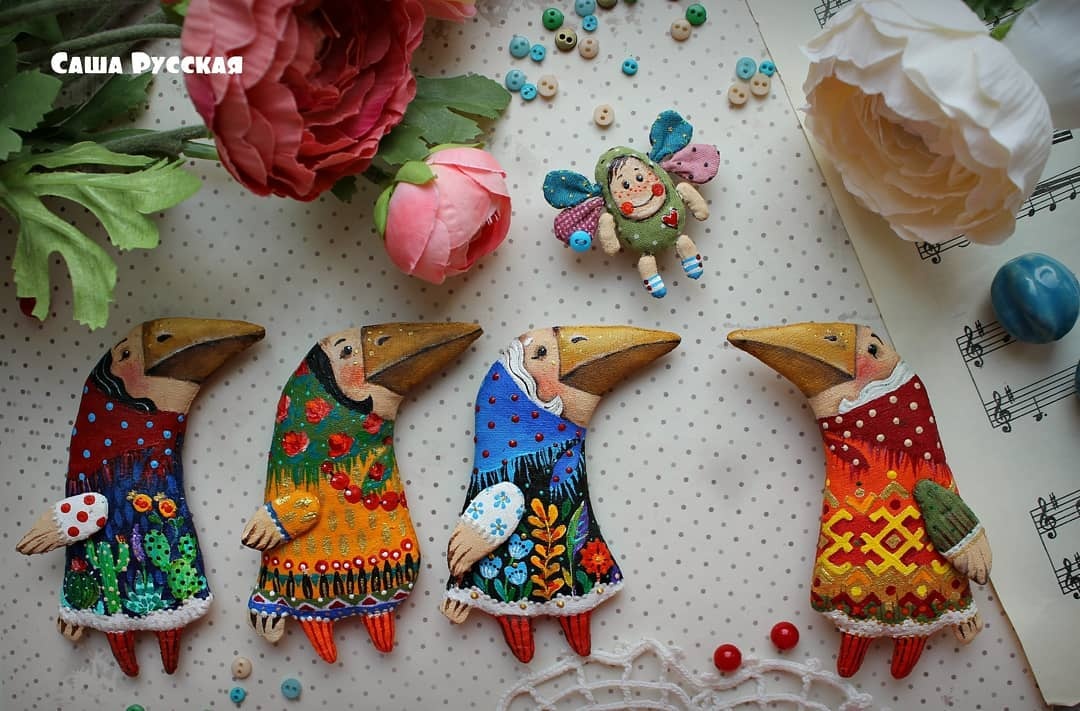 国外艺术家的布艺玩偶作品，非常有创意和想象力