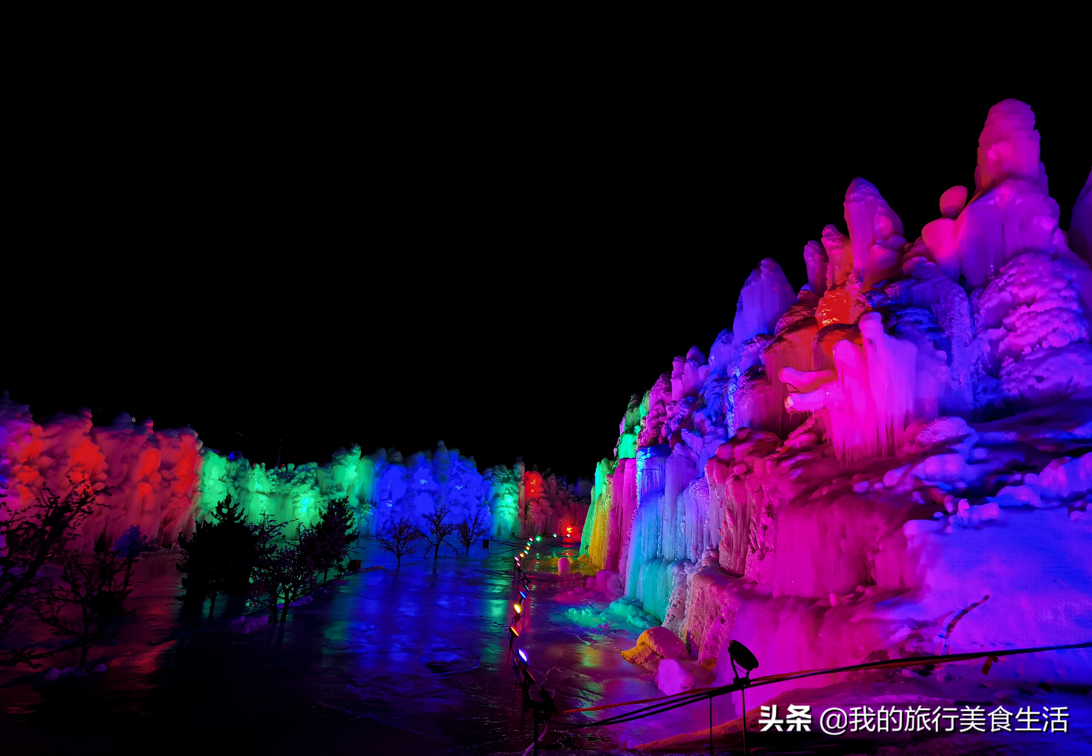 太原在哪看冰瀑布,太原冰川瀑布