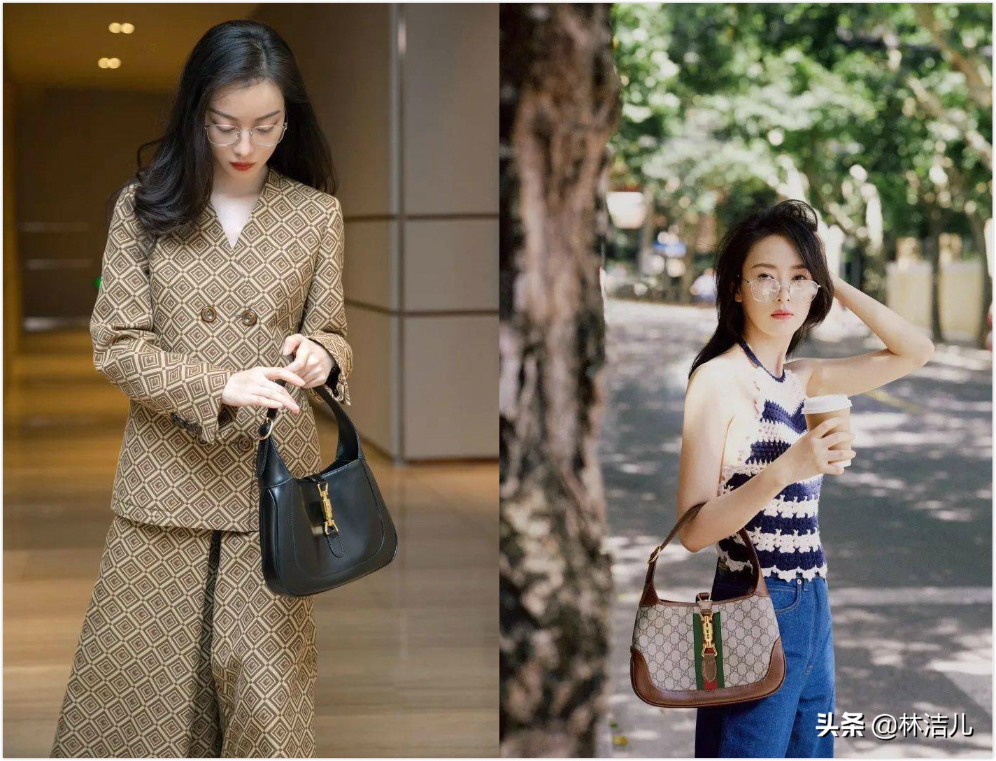 倪妮和lisa,倪妮同款圣罗兰双肩包