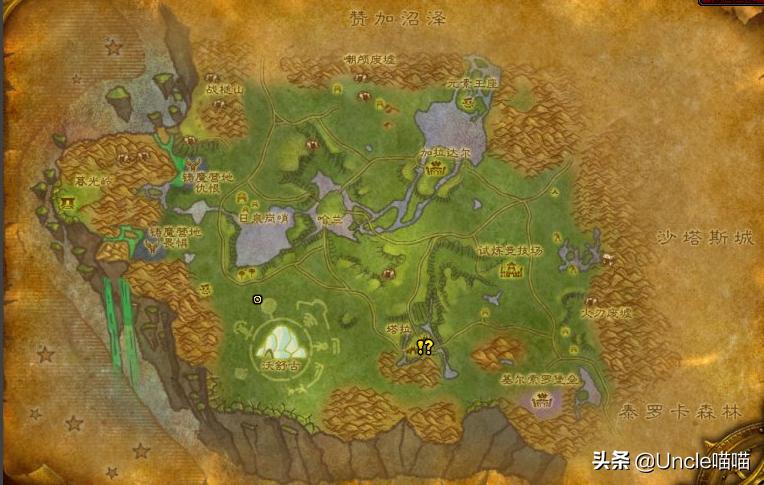 魔兽世界tbc升级地点,魔兽世界tbc外域a怪