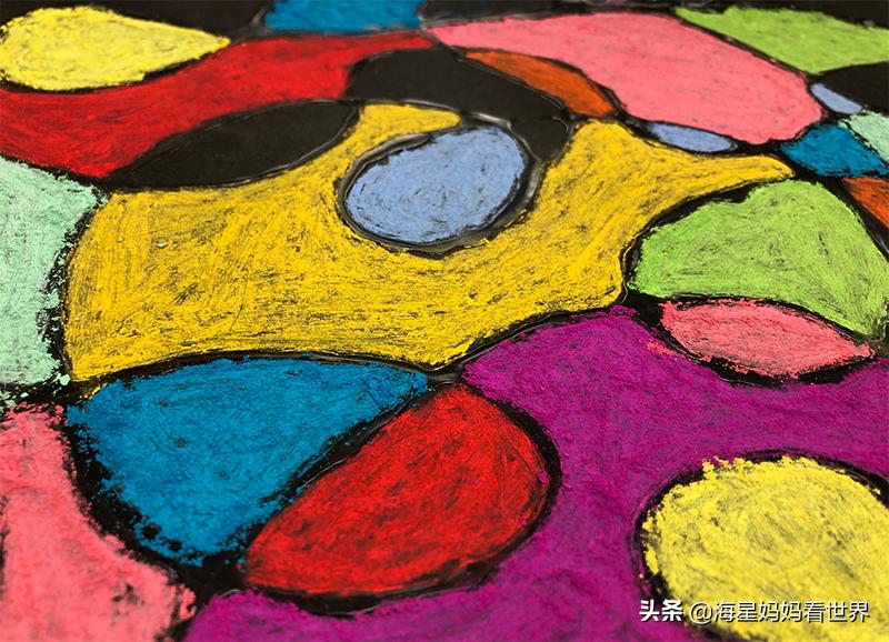 蜡笔油画棒画法,超简单的油画蜡笔素材教程