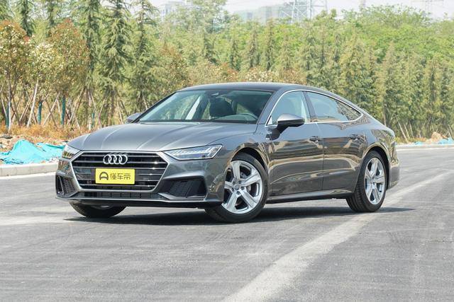 奥迪a7翠绿,上一代奥迪a7街拍