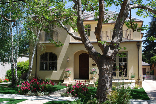 现代别墅庭院大门口设计效果图,别墅庭院设计注意事项