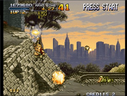 街机合金弹头boss大全,合金弹头2双人同屏恐怖彩蛋