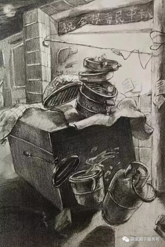 清华大学美术学院设计素描高分卷,清华学生校考素描作品