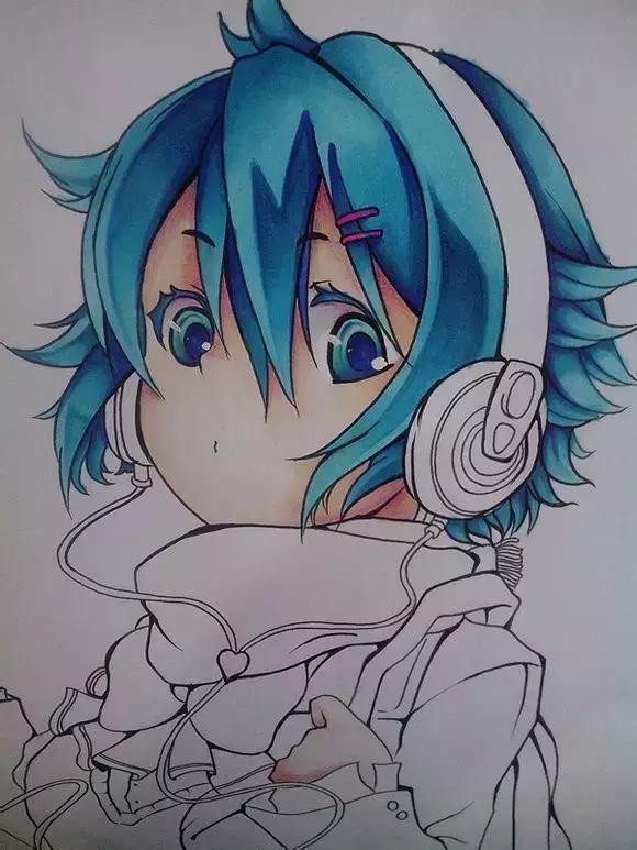 超详细马克笔教程,教你一步一步用马克笔手绘二次元教程!