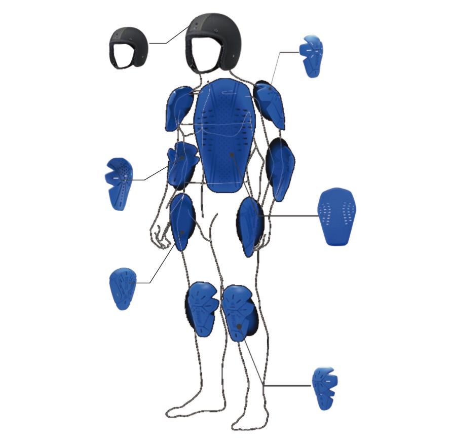 速降很安全?因为有ACF人工软骨仿生高性能护具