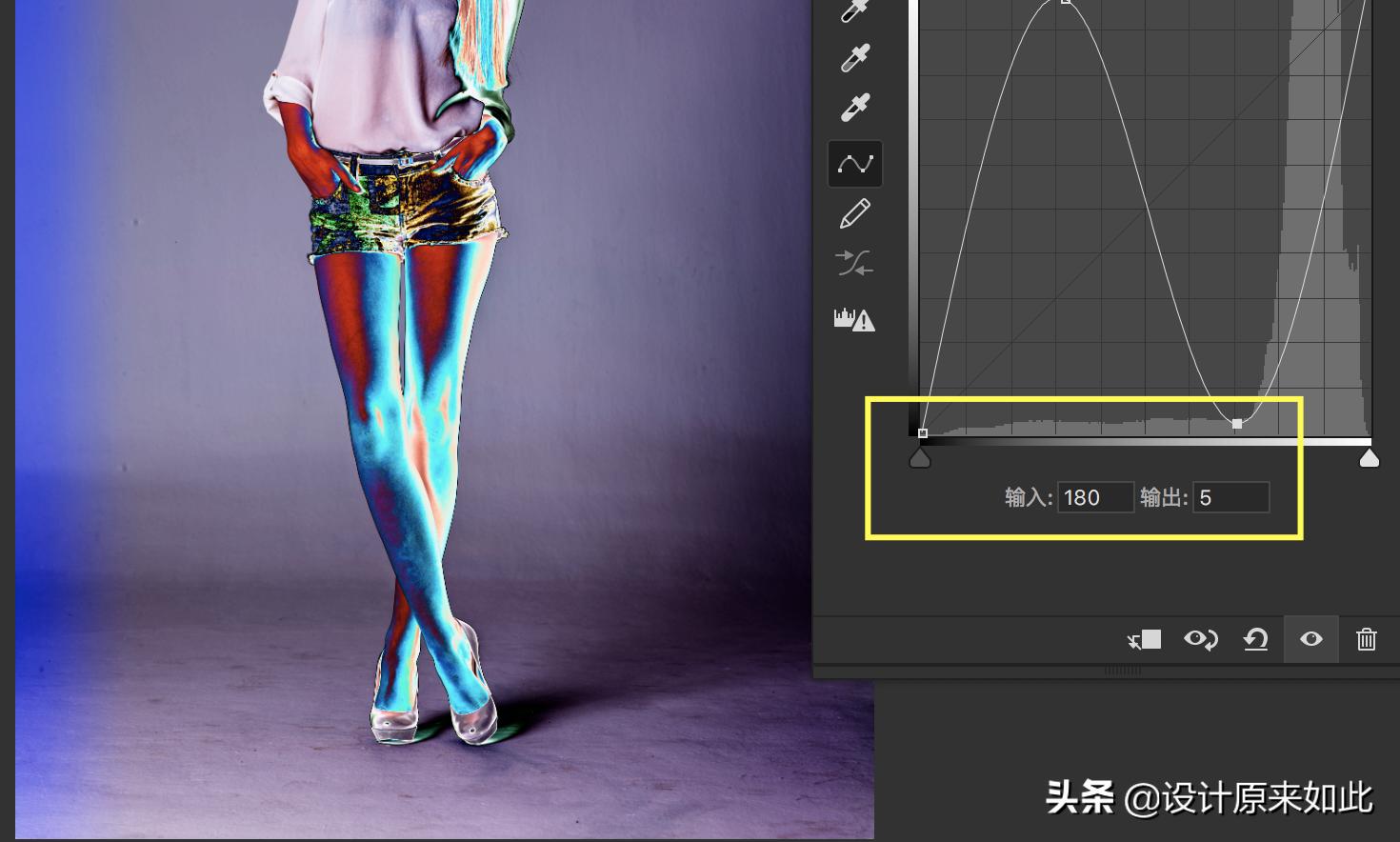 photoshop曲线工具怎么使用,曲线观察层