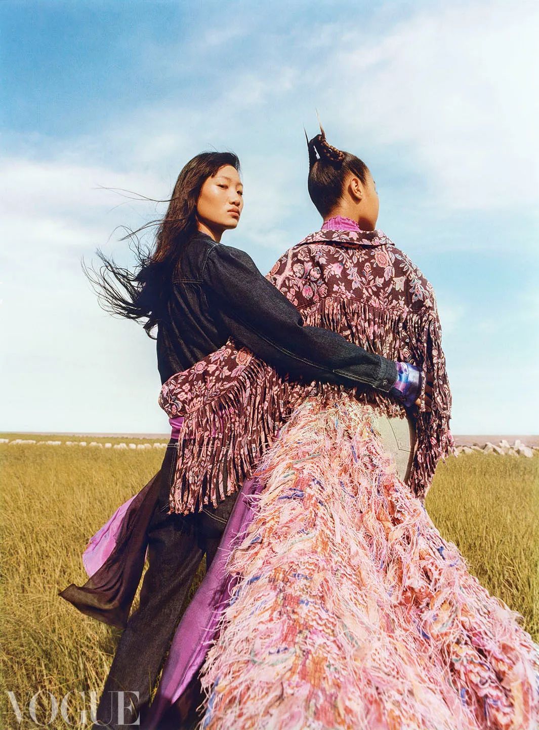 九月刊封面女孩出现了，在最美的张掖丹霞