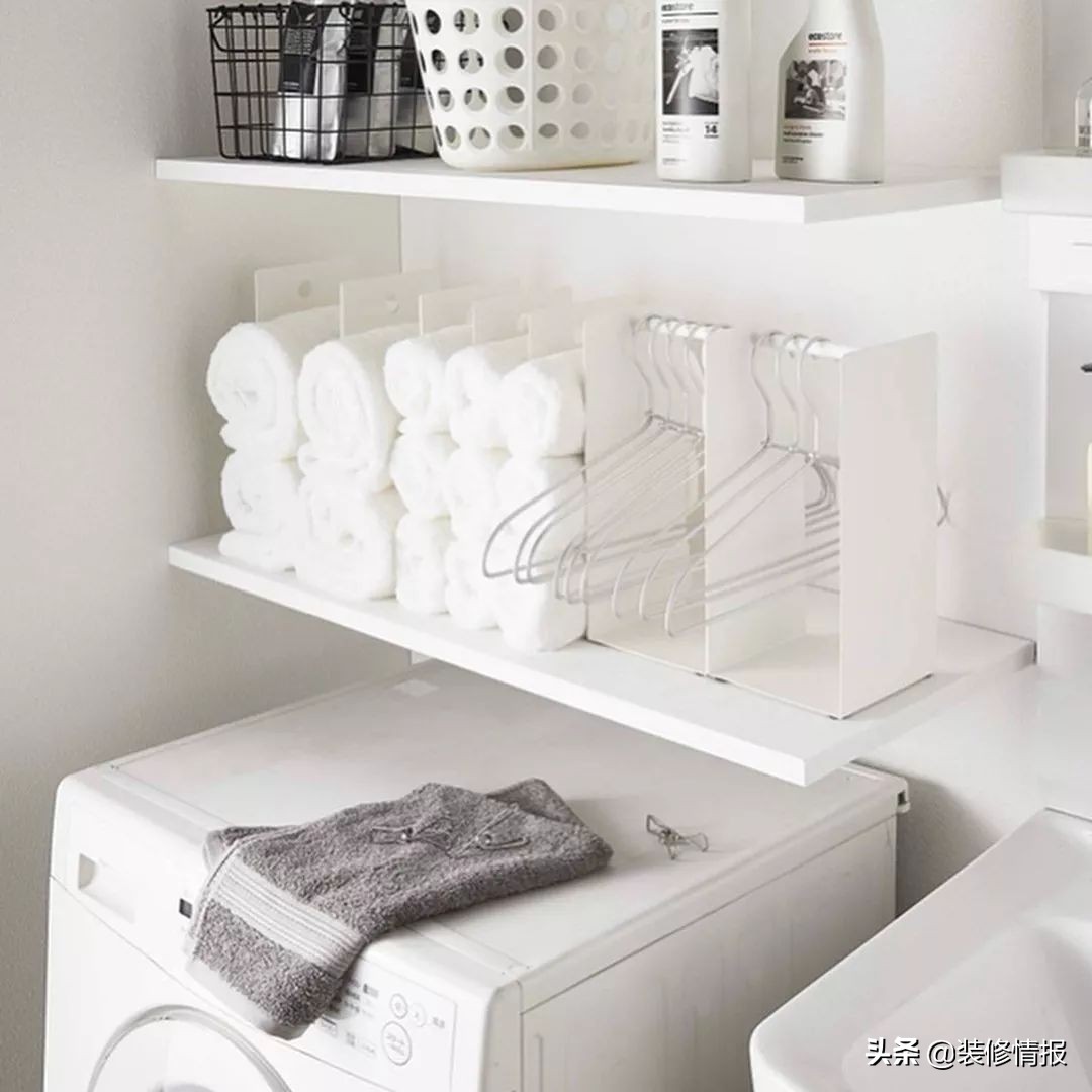 日本洗衣区收纳方法,日本主妇洗衣偷懒小妙招