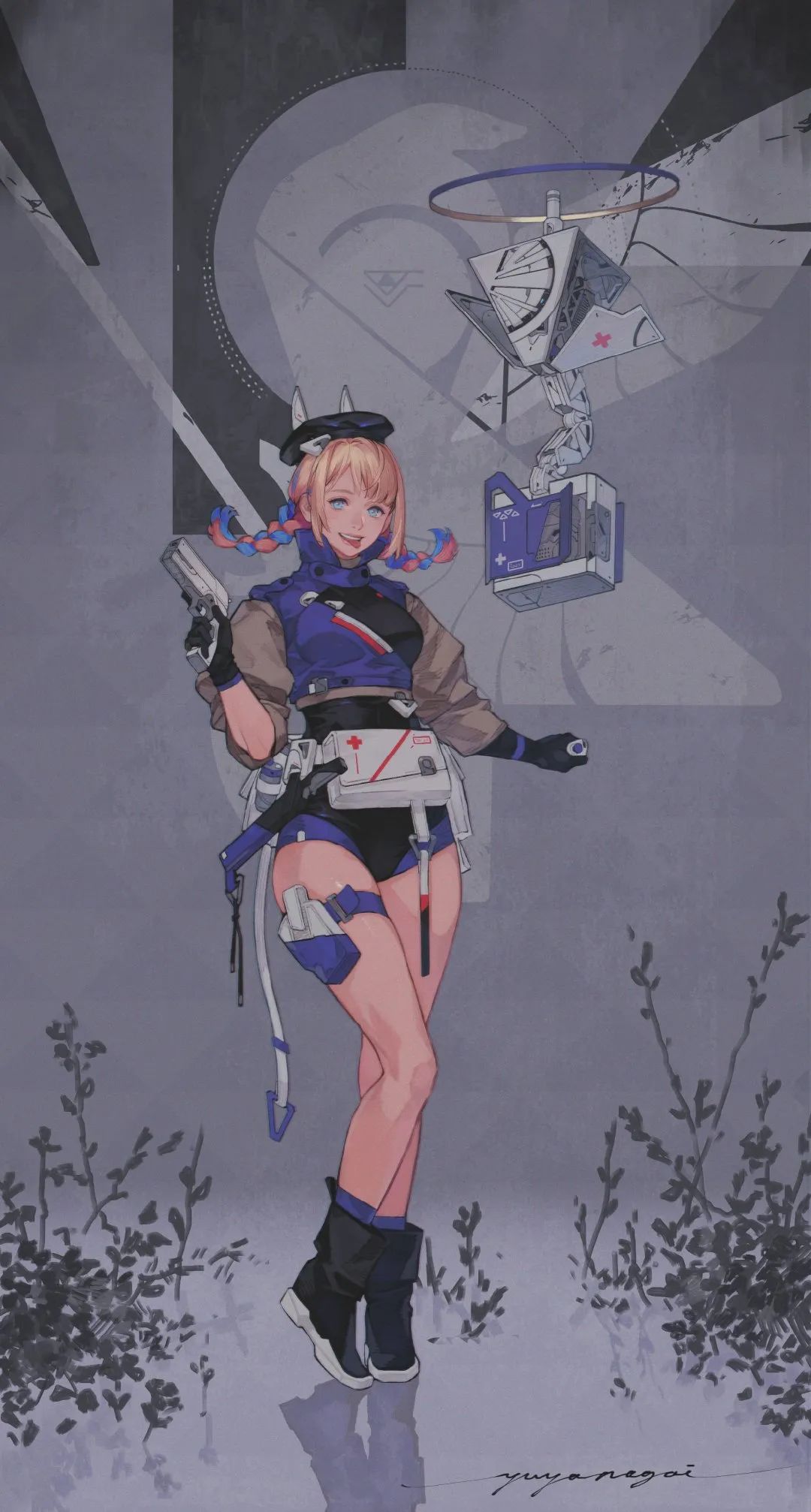 「绘画参考」​​​尼尔机械纪元画师永井悠也笔下游戏角色作品