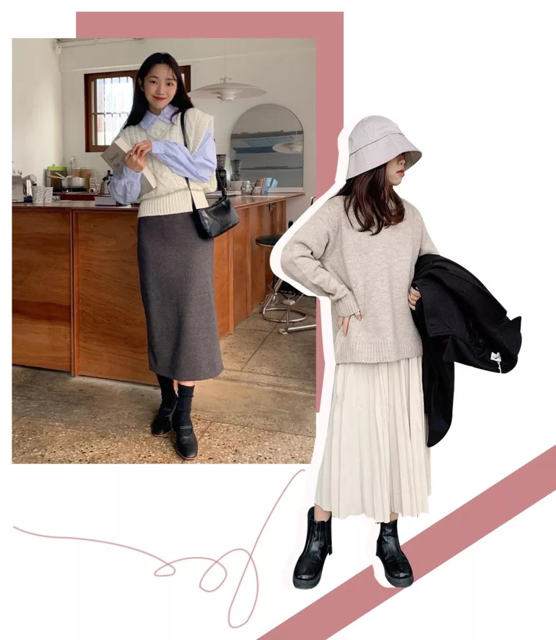 毛衣内搭的5种方法,这样穿保暖又时髦