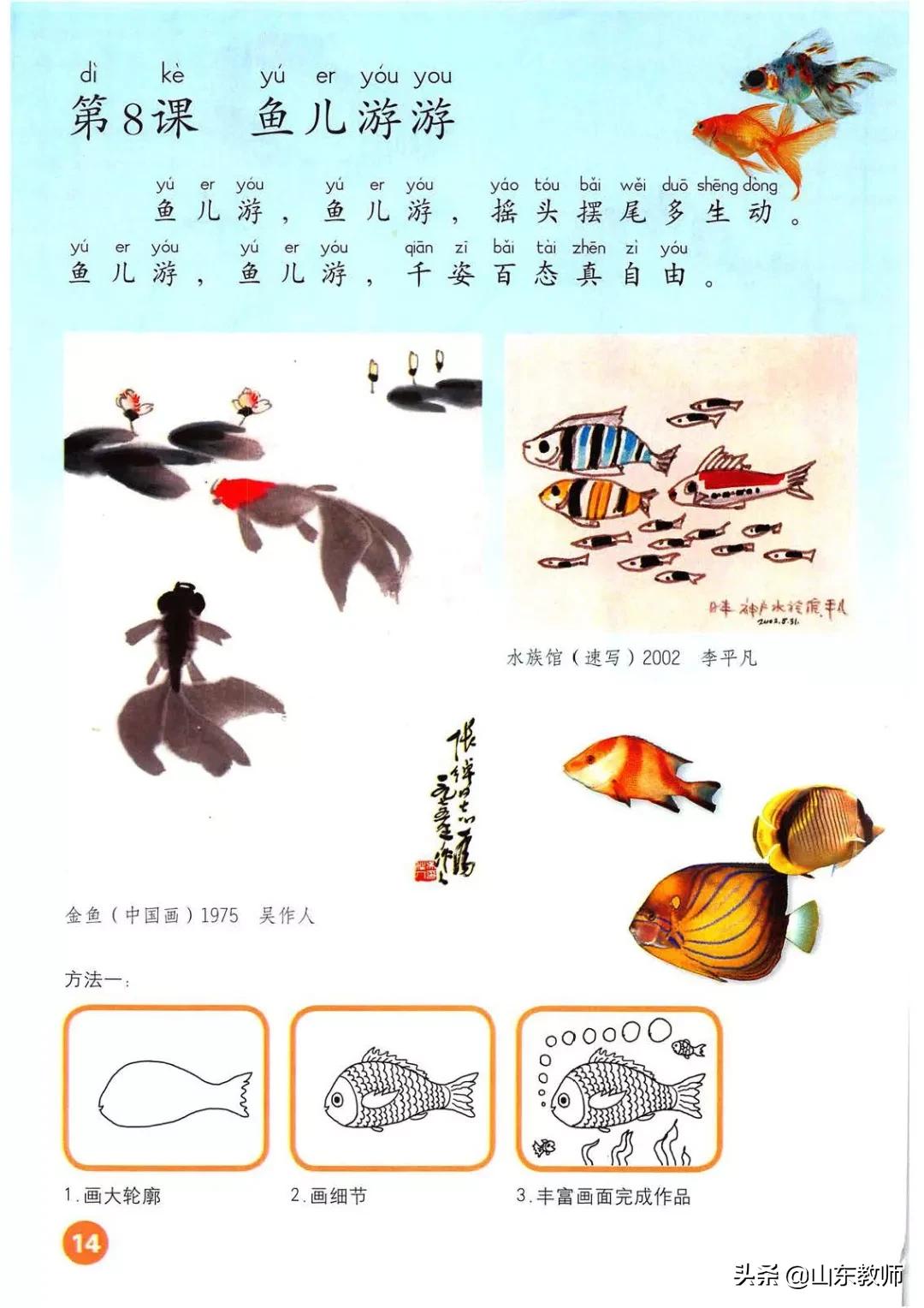 一年级上册美术第一课,人教版美术一年级上册电子课本