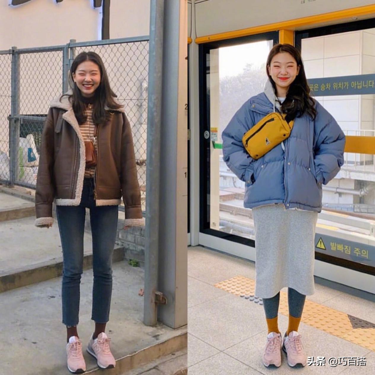 18套时尚减龄的韩范儿搭配示范,慵懒风韩系套装穿搭