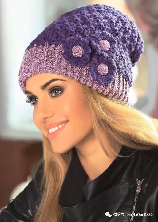 针织冬天的帽子,冬天针织帽子