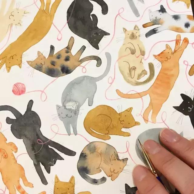 手残党零基础画,纹理画教程初学者