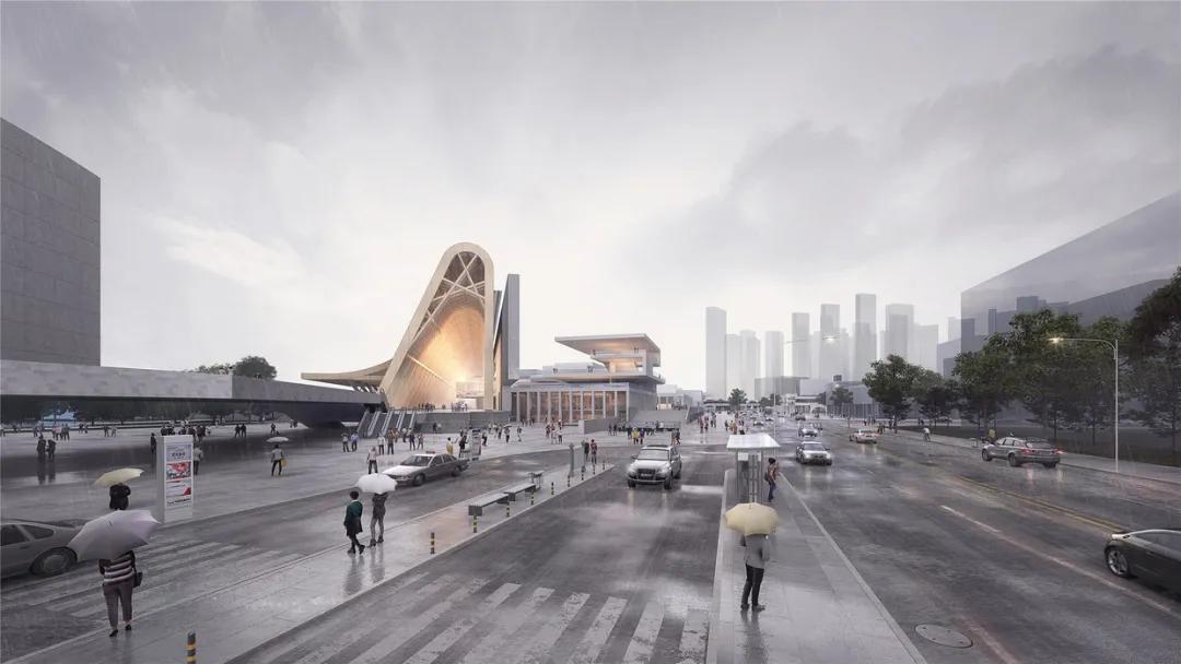 深圳歌剧院建筑竞赛方案设计,深圳歌剧院建筑设计作品