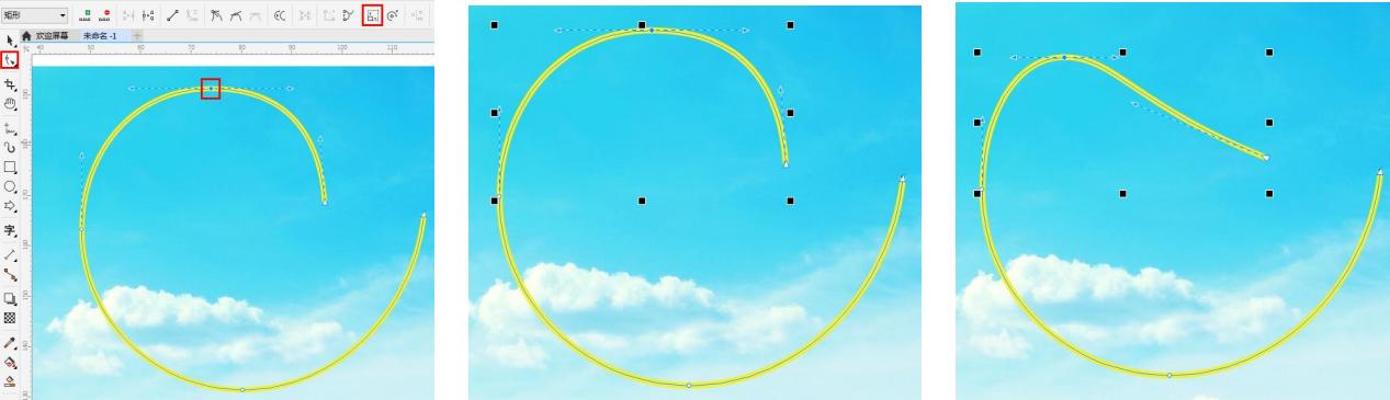 用coreldraw画半圆怎么画教程视频,cdr平面设计教程绘制边框图形