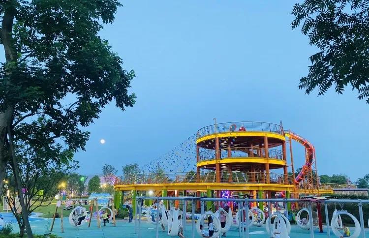 成都大邑奇境花园视频,安仁奇境花园魔豆塔