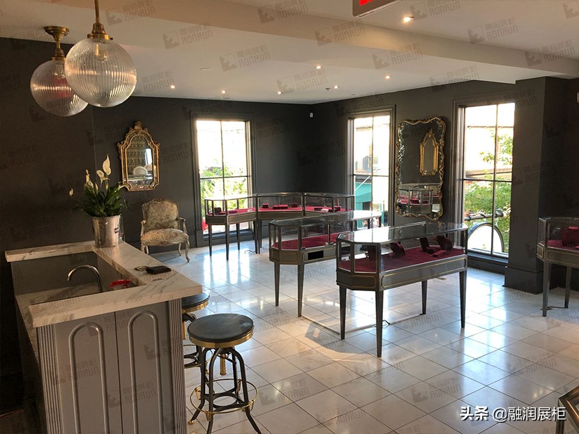 中国珠宝店面装修设计,高端珠宝定制店设计