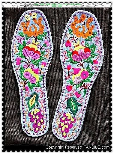 绣花鞋垫欣赏,绣花鞋垫大全完整版