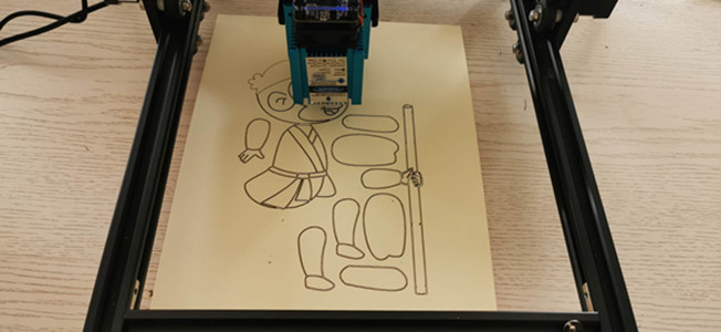 皮影雕刻与工艺设计,小型雕刻机雕刻小物件教程