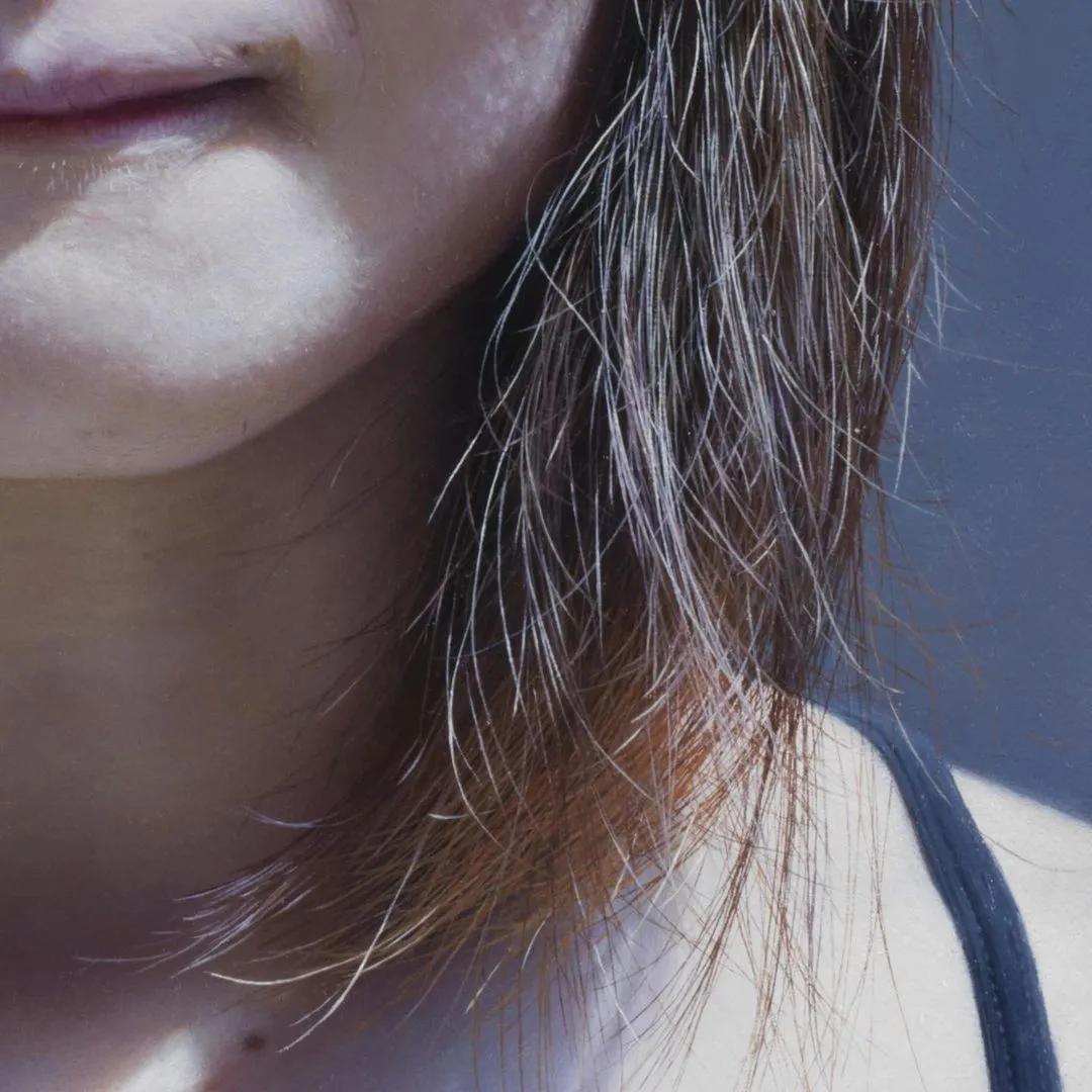 日本90后画家超写实绘画作品欣赏,日本画家画小清新少女