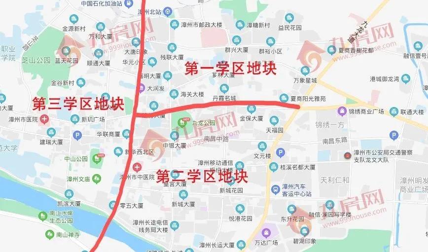漳州芗城小升初学区划分表,漳州市小升初划片区域