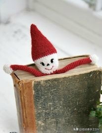 搞怪章鱼手工编织帽子,创意小动物书签编织法