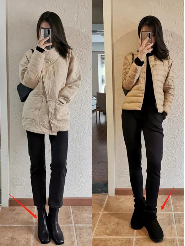 冬天穿羽绒服，一定要避开这3个误区，方能解决显胖显土的问题