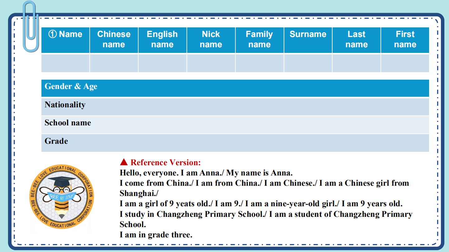 英语老师的自我介绍英文版独特,儿童自我介绍视频1分钟英文