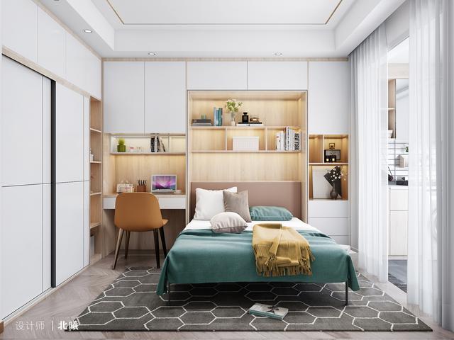 他把108㎡现代简约新房发到朋友圈，瞬间被赞爆了！