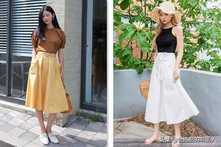 女孩子的裙子遮住小肚腩,有小肚腩的女生怎么穿才好看