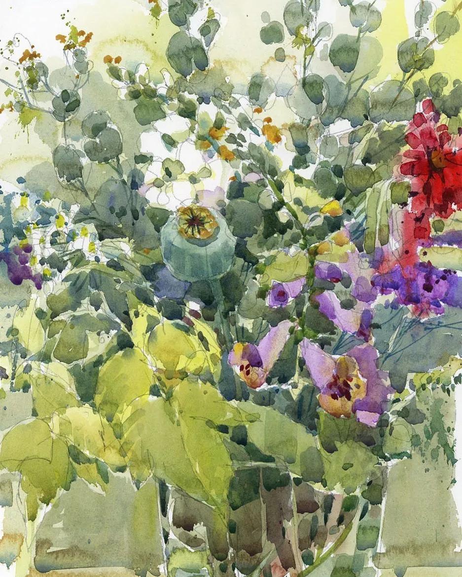 酣畅淋漓的水彩,酣畅淋漓水彩